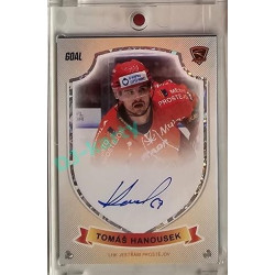 2023/24 Goal cards Chance Liga O kapku lepší hokej #08 Tomáš Hanousek Expo Ostrava Signature x/6