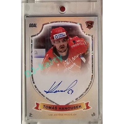 2023/24 Goal cards Chance Liga O kapku lepší hokej #08 Tomáš Hanousek Expo Ostrava Signature x/6
