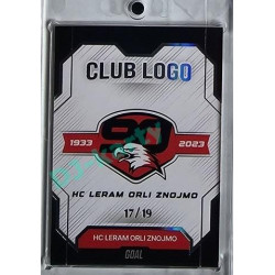 2023/24 Goal cards Chance Liga 1. série #CL-14 HC LERAM ORLI ZNOJMO Club Logo Parallel 10/19