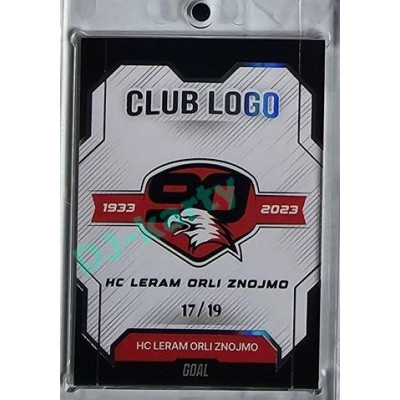 2023/24 Goal cards Chance Liga 1. série #CL-14 HC LERAM ORLI ZNOJMO Club Logo Parallel 10/19