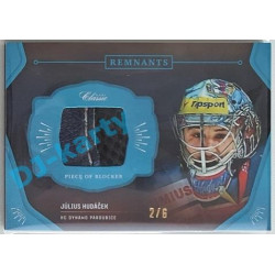 2020/21 OFS 2.série Július Hudáček #RPS-JHU 2/6 Game Used Remnants Black Cut