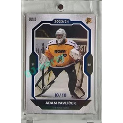 2023/24 Goal cards Chance Liga 2. série #216 Adam Pavlíček Blue 10/10