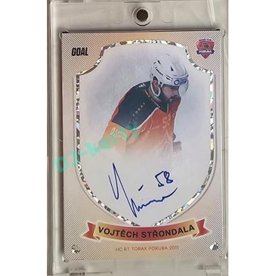 2023/24 Goal cards Chance Liga O kapku lepší hokej #09 Vojtěch Střondala Expo Ostrava Signature x/6