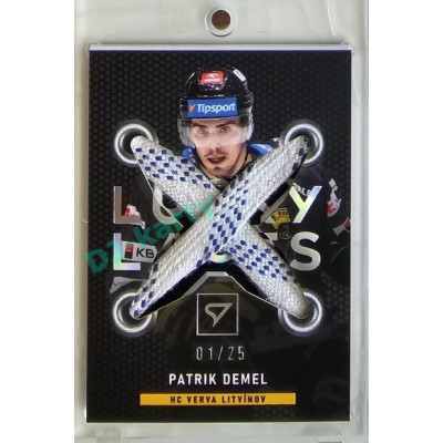 2023/24 Sportzoo ELH 1. série #LA-PD Patrik Demel Lucky Laces 01/25