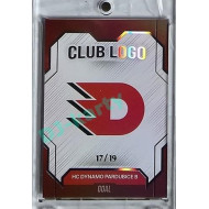 2023/24 Goal cards Chance Liga 1. série #CL-13 HC DYNAMO PARDUBICE B Club Logo Parallel 17/19