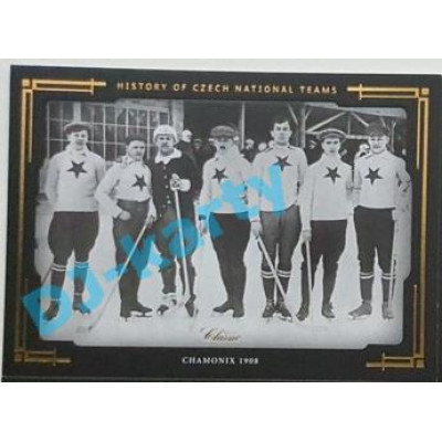 2020 OFS SSČH Chamonix 1908 #HCNT-01 03/10 History of Czech National Teams Gold