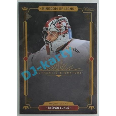 2021 OFS Kingdom of Lions Štěpán Lukeš #A01 Authentic Signature PROMO (bez podpisu)