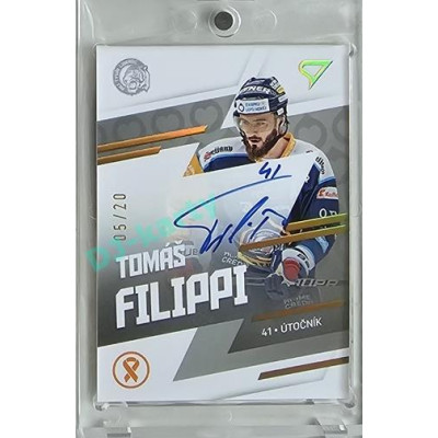 2023/24 Sportzoo O kapku lepší hokej #KNS-TF Tomáš Filippi Signature xx/20