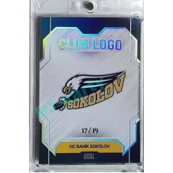 2023/24 Goal cards Chance Liga 1. série #CL-12 HC BANÍK SOKOLOV Club Logo Parallel 17/19