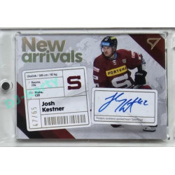 2023/24 Sportzoo ELH 1. série #NAS-JK Josh Kestner New Arrival Auto 47/65