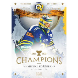 2023 Goal Cards Zlín Champions #02 Michal Kořének