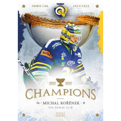 2023 Goal Cards Zlín Champions #02 Michal Kořének