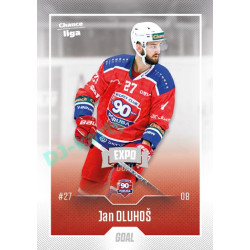2022/23 Goal Cards Chance Liga 1. série #160 Jan Dluhoš Expo Ostrava SILVER 1of2