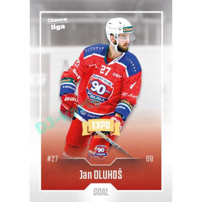 2022/23 Goal Cards Chance Liga 1. série #160 Jan Dluhoš Expo Ostrava GOLD 1of2