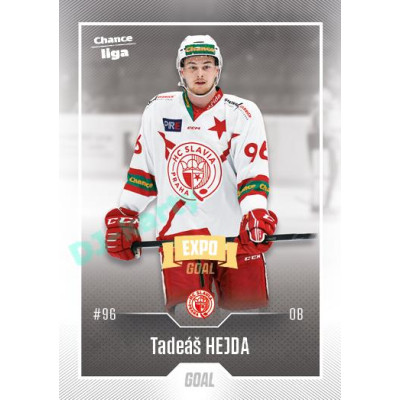 2022/23 Goal Cards Chance Liga 1. série #106 Tadeáš Hejda Expo Ostrava GOLD 1of2