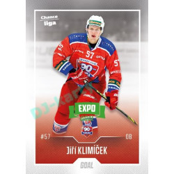 2022/23 Goal Cards Chance Liga 1. série #162 Jiří Klimíček Expo Green x/4