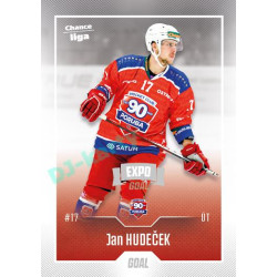 2022/23 Goal Cards Chance Liga 1. série #165 Jan Hudeček Expo Ostrava SILVER 1of2
