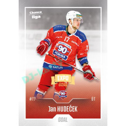 2022/23 Goal Cards Chance Liga 1. série #165 Jan Hudeček Expo Ostrava GOLD 1of2