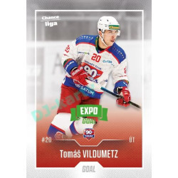 2022/23 Goal Cards Chance Liga 1. série #167 Tomáš Vildumetz Expo Green x/4