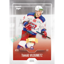 2022/23 Goal Cards Chance Liga 1. série #167 Tomáš Vildumetz Expo Ostrava GOLD 1of2