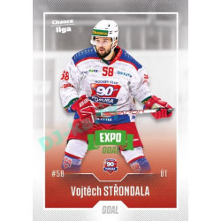 2022/23 Goal Cards Chance Liga 1. série #170 Vojtěch Střondala Expo Green x/4