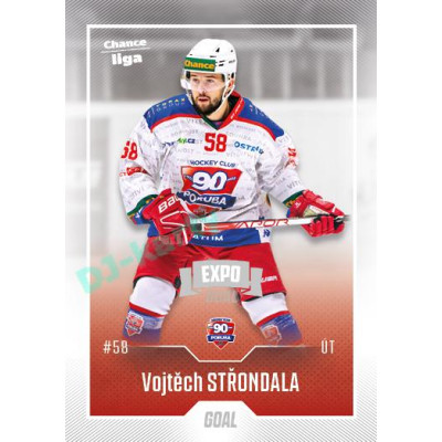 2022/23 Goal Cards Chance Liga 1. série #170 Vojtěch Střondala Expo Ostrava SILVER 1of2