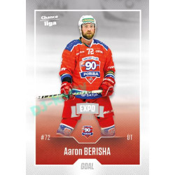 2022/23 Goal Cards Chance Liga 1. série #171 Aaron Berisha Expo Ostrava SILVER 1of2