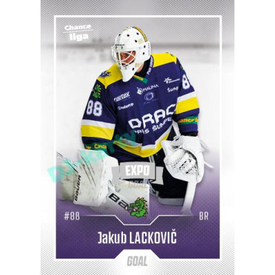 2022/23 Goal Cards Chance Liga 1. série #173 Jakub Lackovič Expo Ostrava SILVER 1of2
