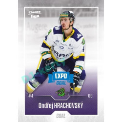 2022/23 Goal Cards Chance Liga 1. série #174 Ondřej Hrachovský Expo Blue x/4