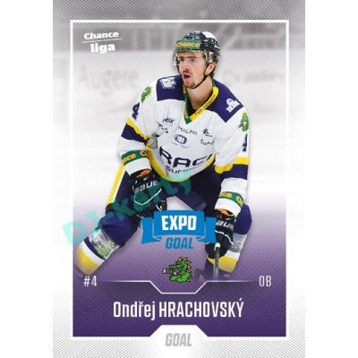 2022/23 Goal Cards Chance Liga 1. série #174 Ondřej Hrachovský Expo Blue x/4