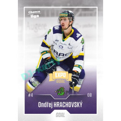 2022/23 Goal Cards Chance Liga 1. série #174 Ondřej Hrachovský Expo Ostrava GOLD 1of2