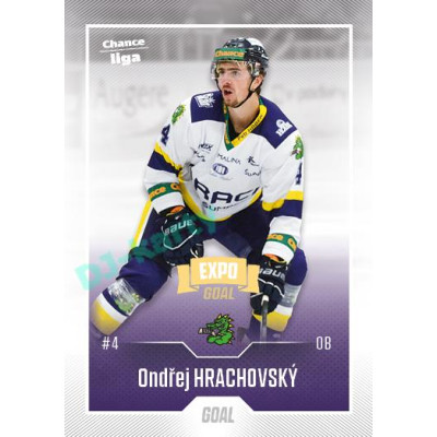 2022/23 Goal Cards Chance Liga 1. série #174 Ondřej Hrachovský Expo Ostrava GOLD 1of2