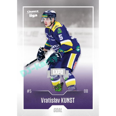 2022/23 Goal Cards Chance Liga 1. série #175 Vratislav Kunst Expo Ostrava SILVER 1of2