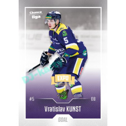 2022/23 Goal Cards Chance Liga 1. série #175 Vratislav Kunst Expo Ostrava GOLD 1of2