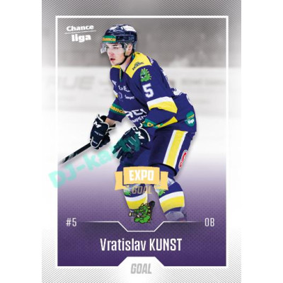 2022/23 Goal Cards Chance Liga 1. série #175 Vratislav Kunst Expo Ostrava GOLD 1of2