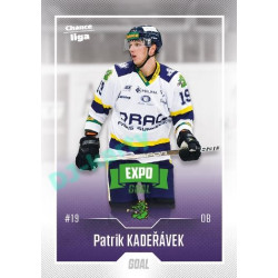 2022/23 Goal Cards Chance Liga 1. série #176 Patrik Kadeřávek Expo Green x/4