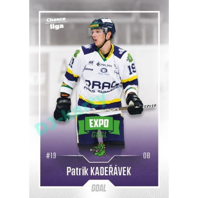 2022/23 Goal Cards Chance Liga 1. série #176 Patrik Kadeřávek Expo Green x/4