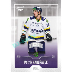 2022/23 Goal Cards Chance Liga 1. série #176 Patrik Kadeřávek Expo Ostrava SILVER 1of2