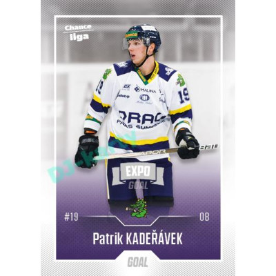2022/23 Goal Cards Chance Liga 1. série #176 Patrik Kadeřávek Expo Ostrava SILVER 1of2