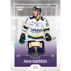 2022/23 Goal Cards Chance Liga 1. série #176 Patrik Kadeřávek Expo Ostrava GOLD 1of2