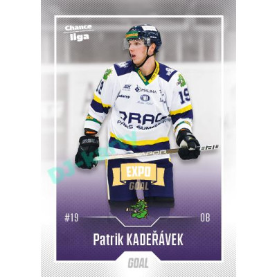2022/23 Goal Cards Chance Liga 1. série #176 Patrik Kadeřávek Expo Ostrava GOLD 1of2