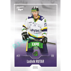 2022/23 Goal Cards Chance Liga 1. série #177 Ludvík Rutar Expo Green x/4