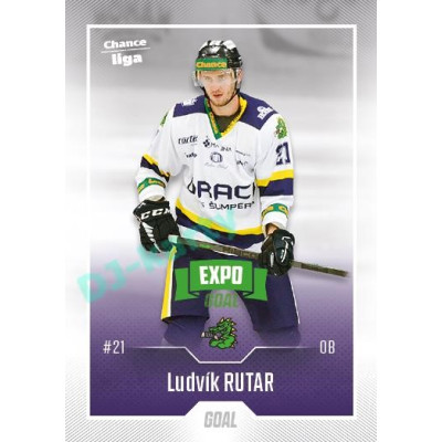 2022/23 Goal Cards Chance Liga 1. série #177 Ludvík Rutar Expo Green x/4