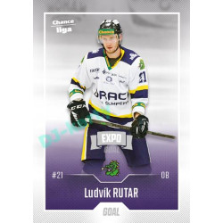2022/23 Goal Cards Chance Liga 1. série #177 Ludvík Rutar Expo Ostrava SILVER 1of2