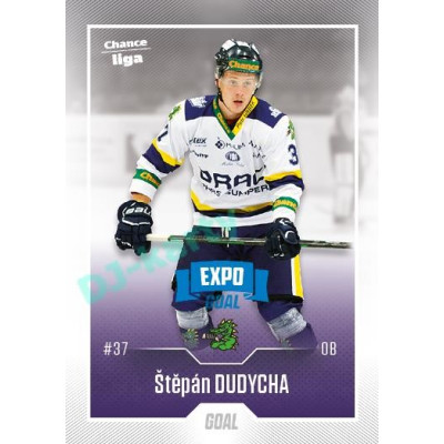 2022/23 Goal Cards Chance Liga 1. série #178 Štěpán Dudycha Expo Blue x/4