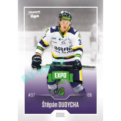 2022/23 Goal Cards Chance Liga 1. série #178 Štěpán Dudycha Expo Green x/4