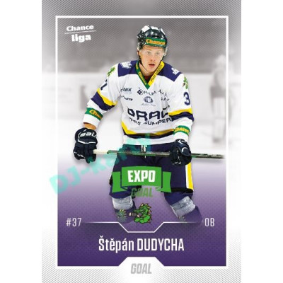 2022/23 Goal Cards Chance Liga 1. série #178 Štěpán Dudycha Expo Green x/4