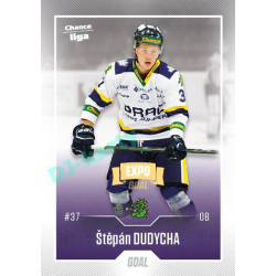 2022/23 Goal Cards Chance Liga 1. série #178 Štěpán Dudycha Expo Ostrava GOLD 1of2