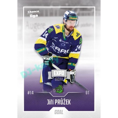 2022/23 Goal Cards Chance Liga 1. série #179 Jiří Průžek Expo Ostrava SILVER 1of2