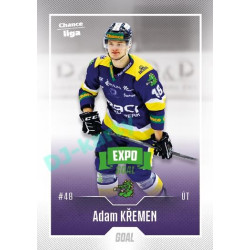 2022/23 Goal Cards Chance Liga 1. série #180 Adam Křemen Expo Green x/4